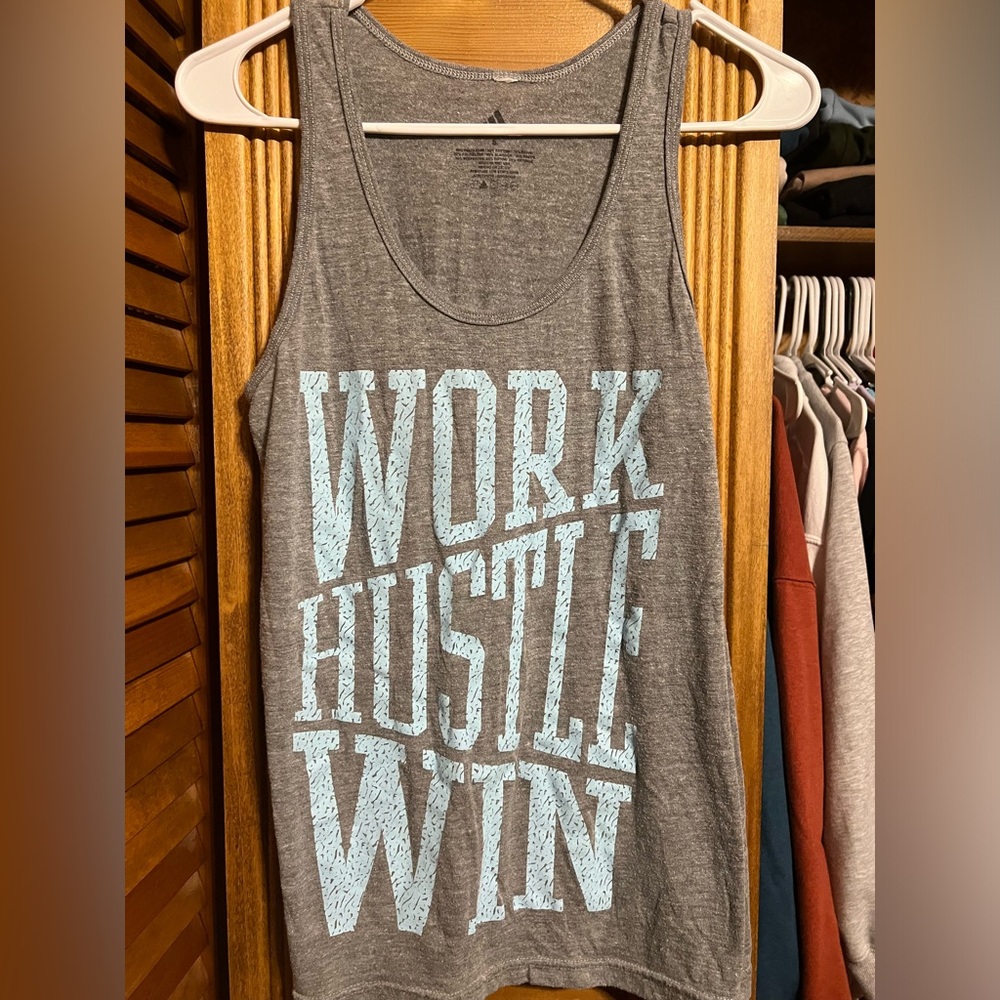 cotton sports tank top - gray - S